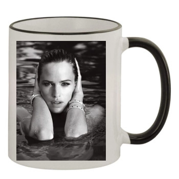 Jennifer Garner 11oz Colored Rim & Handle Mug