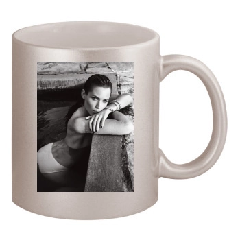 Jennifer Garner 11oz Metallic Silver Mug