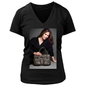 Jennifer Garner Women's Deep V-Neck TShirt