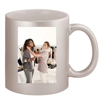 Jennifer Lopez 11oz Metallic Silver Mug