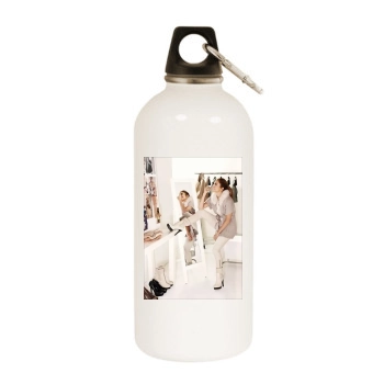 Jennifer Lopez White Water Bottle With Carabiner