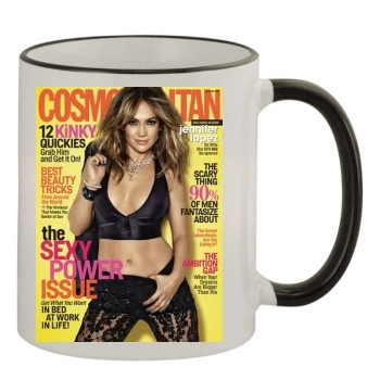 Jennifer Lopez 11oz Colored Rim & Handle Mug