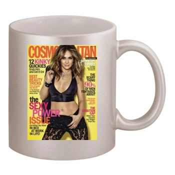 Jennifer Lopez 11oz Metallic Silver Mug