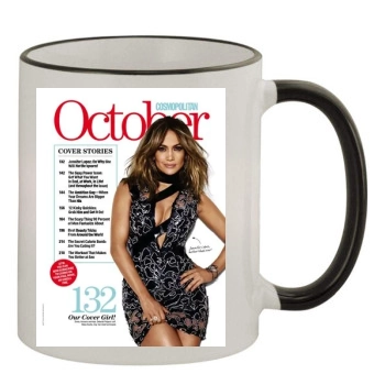 Jennifer Lopez 11oz Colored Rim & Handle Mug