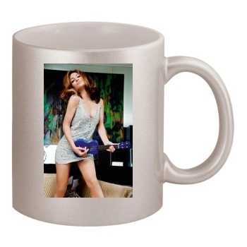 Jennifer Lopez 11oz Metallic Silver Mug