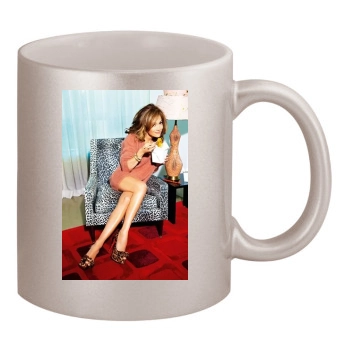 Jennifer Lopez 11oz Metallic Silver Mug