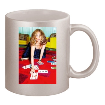 Jennifer Lopez 11oz Metallic Silver Mug