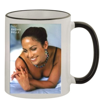 Jennifer Lopez 11oz Colored Rim & Handle Mug