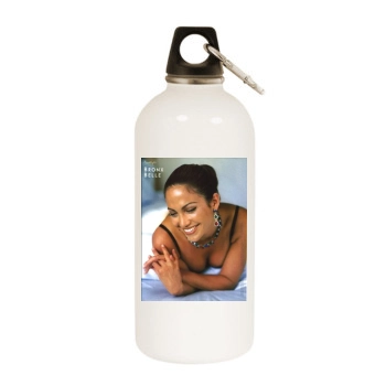 Jennifer Lopez White Water Bottle With Carabiner