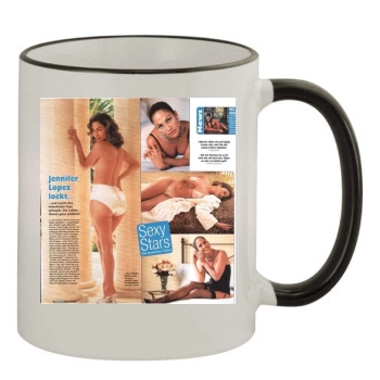 Jennifer Lopez 11oz Colored Rim & Handle Mug