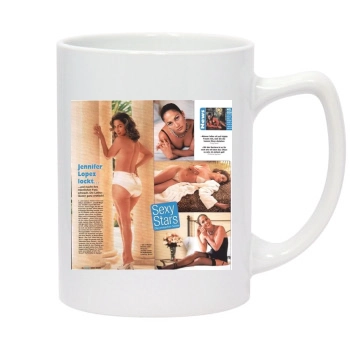 Jennifer Lopez 14oz White Statesman Mug