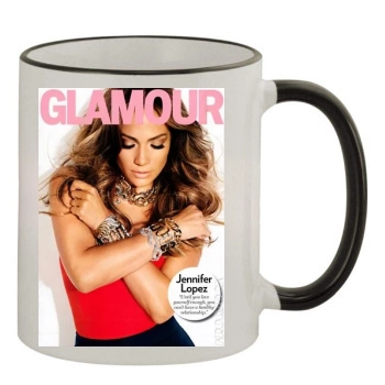 Jennifer Lopez 11oz Colored Rim & Handle Mug