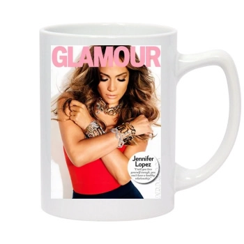 Jennifer Lopez 14oz White Statesman Mug