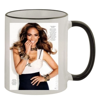 Jennifer Lopez 11oz Colored Rim & Handle Mug