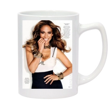 Jennifer Lopez 14oz White Statesman Mug