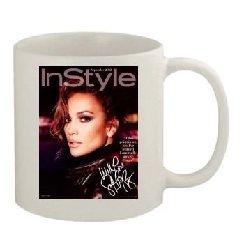 Jennifer Lopez 11oz White Mug