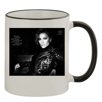 Jennifer Lopez 11oz Colored Rim & Handle Mug