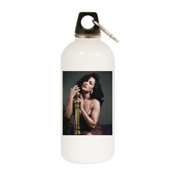 Jennifer Lopez White Water Bottle With Carabiner