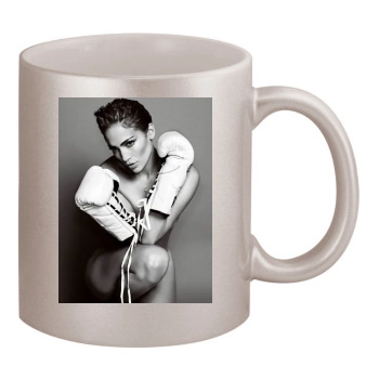 Jennifer Lopez 11oz Metallic Silver Mug