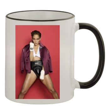 Jennifer Lopez 11oz Colored Rim & Handle Mug