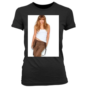 Jennifer Lopez Women's Junior Cut Crewneck T-Shirt