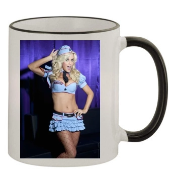 Jenny McCarthy 11oz Colored Rim & Handle Mug