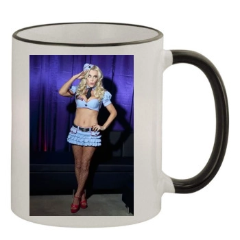 Jenny McCarthy 11oz Colored Rim & Handle Mug