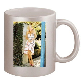 Jenny McCarthy 11oz Metallic Silver Mug