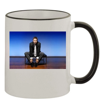 Jeremy Renner 11oz Colored Rim & Handle Mug