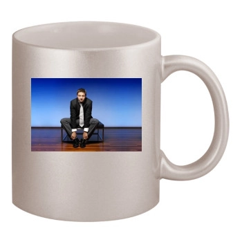 Jeremy Renner 11oz Metallic Silver Mug