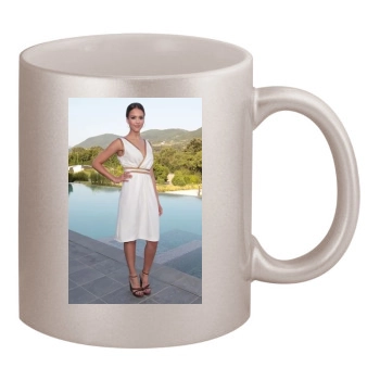 Jessica Alba 11oz Metallic Silver Mug