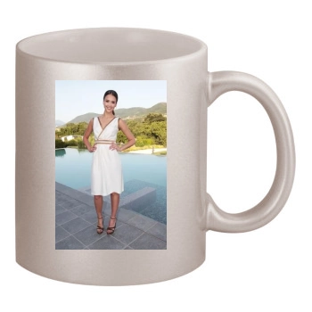 Jessica Alba 11oz Metallic Silver Mug