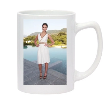 Jessica Alba 14oz White Statesman Mug