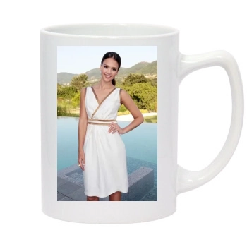 Jessica Alba 14oz White Statesman Mug