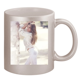 Jessica Alba 11oz Metallic Silver Mug