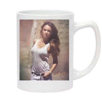 Jessica Alba 14oz White Statesman Mug