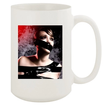 Jessica Alba 15oz White Mug