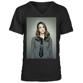 Jessica Alba Men's V-Neck T-Shirt