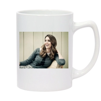 Jessica Alba 14oz White Statesman Mug