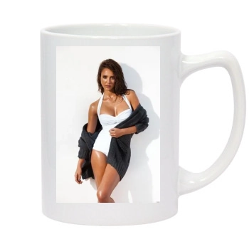 Jessica Alba 14oz White Statesman Mug