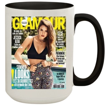 Jessica Alba 15oz Colored Inner & Handle Mug