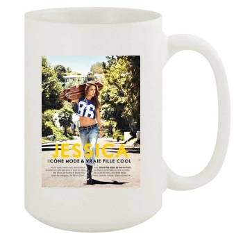 Jessica Alba 15oz White Mug