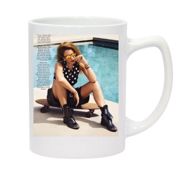 Jessica Alba 14oz White Statesman Mug