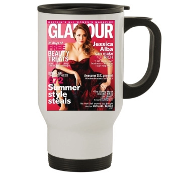 Jessica Alba Stainless Steel Travel Mug