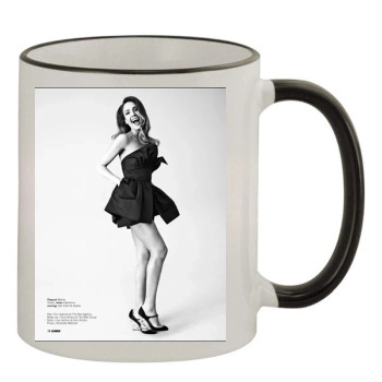 Jessica Alba 11oz Colored Rim & Handle Mug