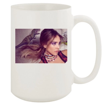 Jessica Alba 15oz White Mug