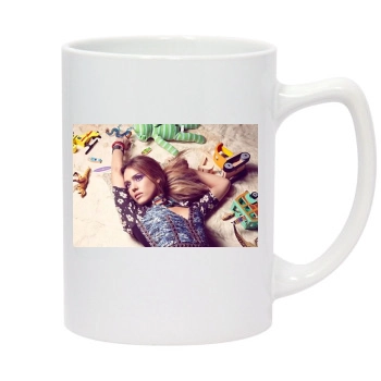 Jessica Alba 14oz White Statesman Mug