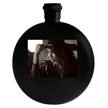 Jessica Alba Round Flask