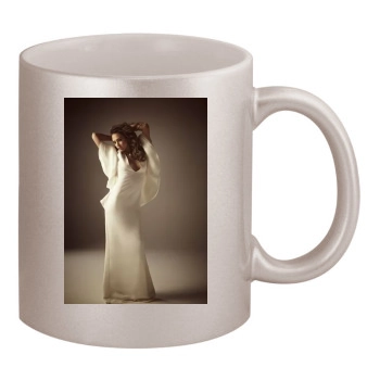 Jessica Alba 11oz Metallic Silver Mug