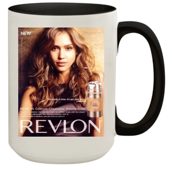 Jessica Alba 15oz Colored Inner & Handle Mug